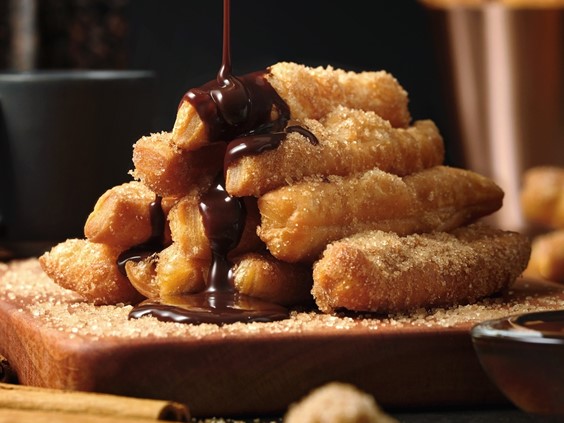 Four Lights, Donut Sticks, and a Drizzle of Chocolate Sauce
